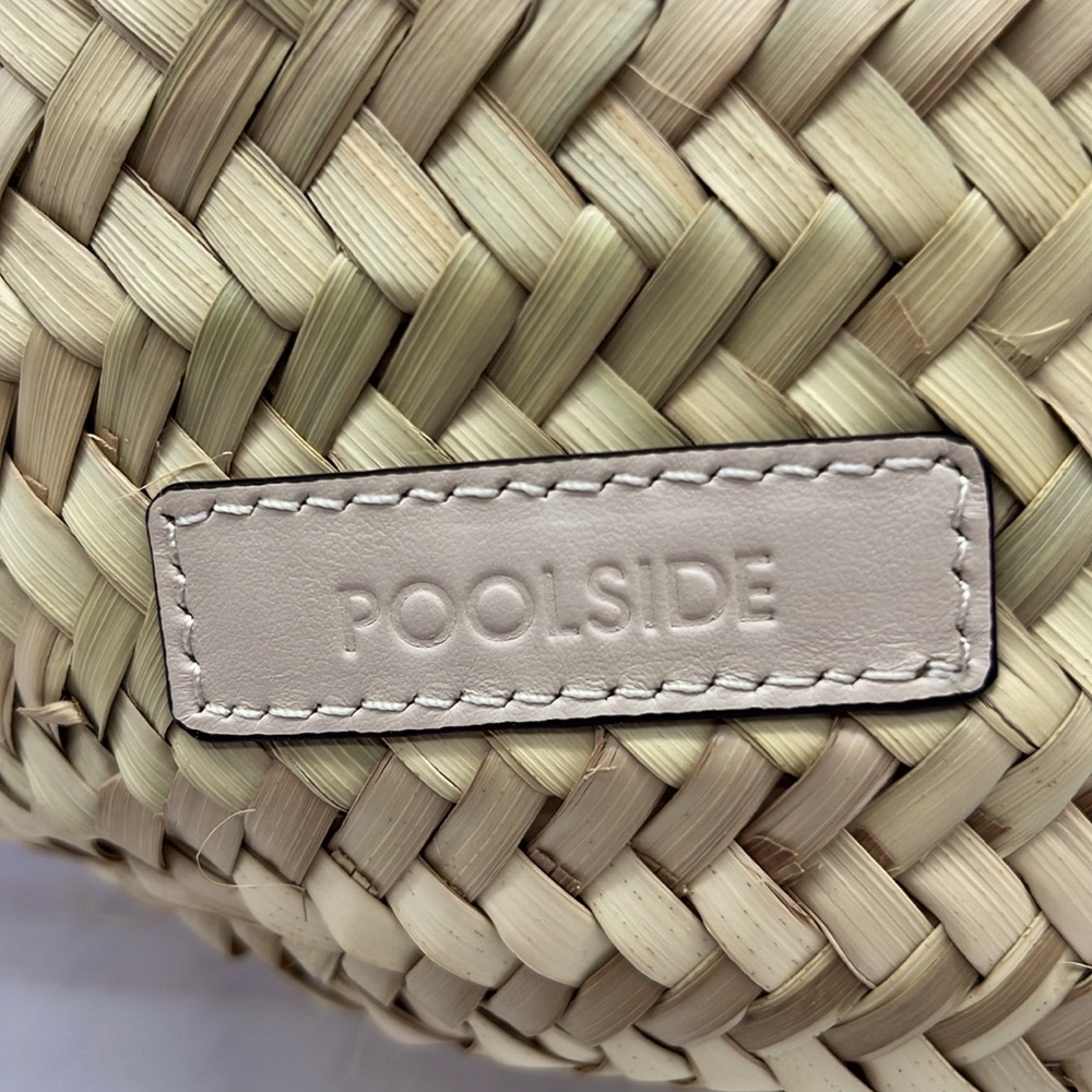 Poolside Mini Ibiza Handwoven Basket Crossbody Bag Coconut - Picture 10 of 16